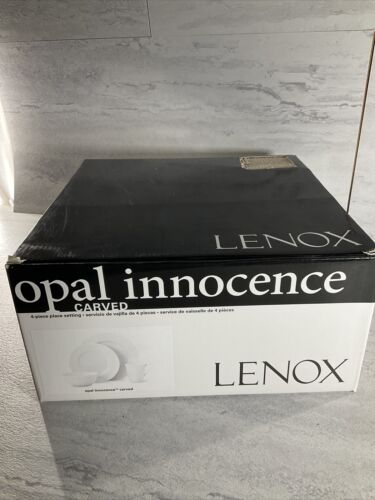 Lenox Opal Innocence Carved Porcelain 4-Piece Place Setting (6922761371831)